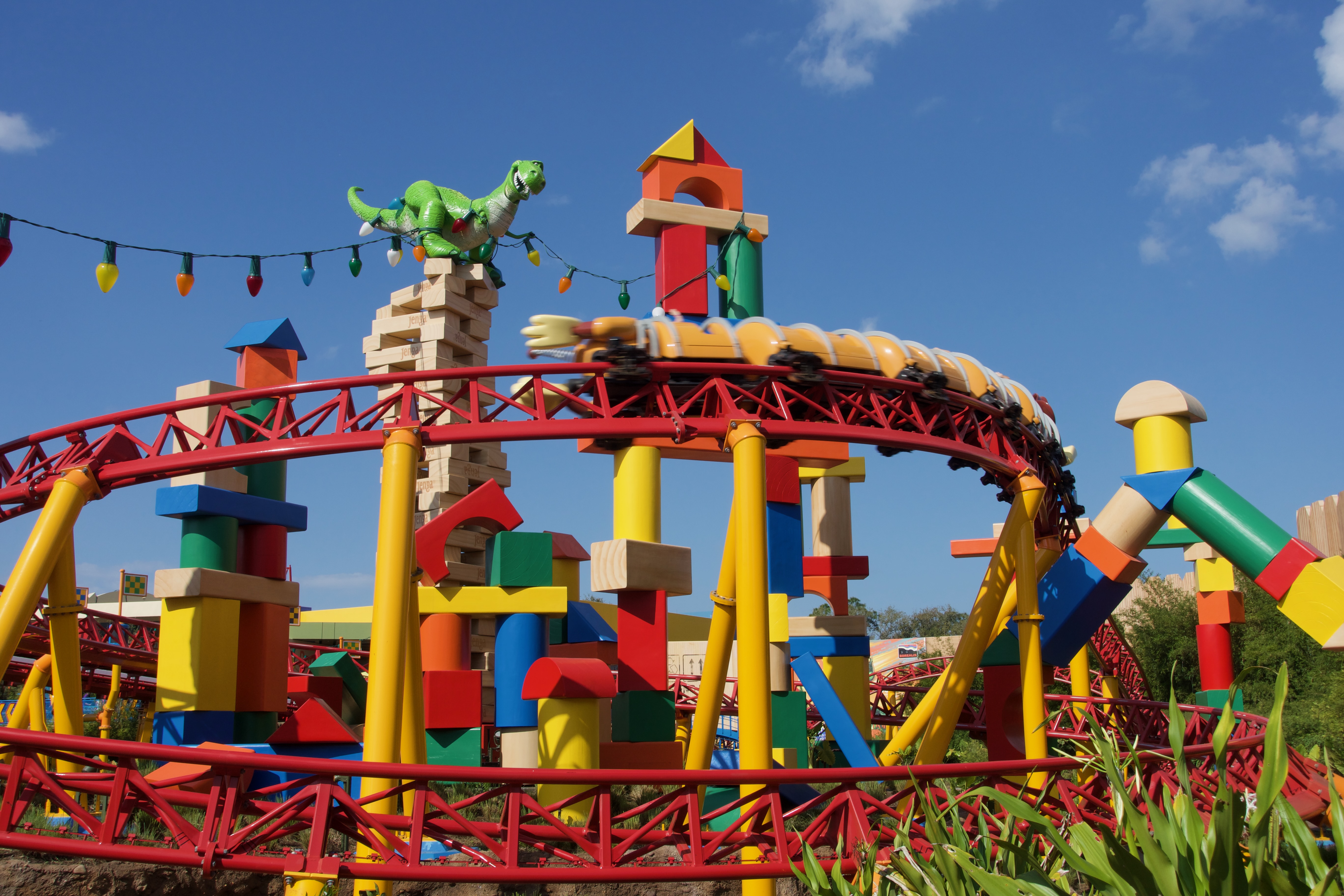 Slinky Dog Dash roller coaster in Toy Story Land at Disney's Hollywood Studios